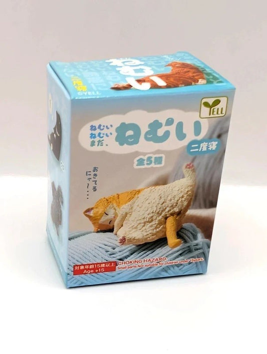 Yell Sleeping Lazy Cat Blind box Figurine New and Sealed