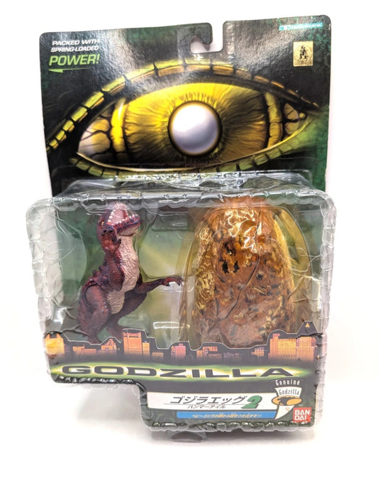 Godzilla 1998 Hammer Tail baby godzilla & hatching egg trendmasters toybiz