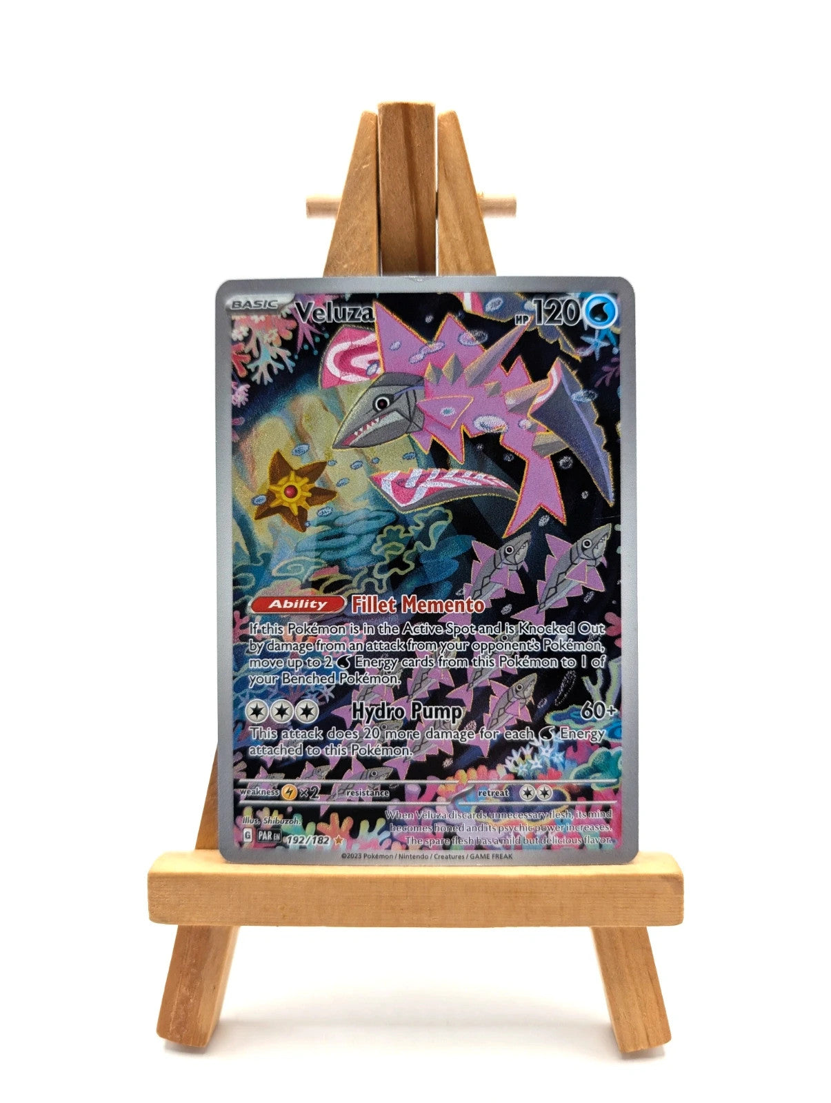 Veluza 192/182 S&V Paradox Rift Illustration Pokemon Card