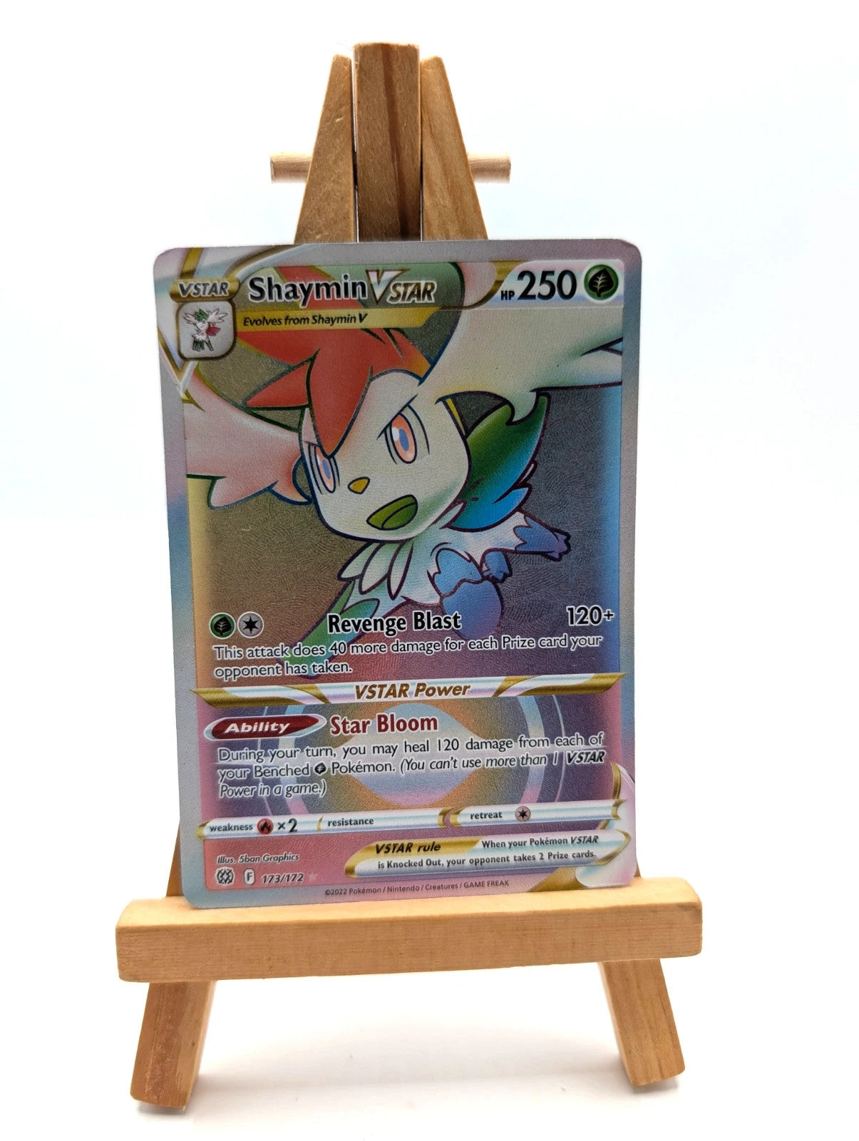 Shaymin VSTAR (Secret) 173/172 Swsh09: Brilliant Stars Holo