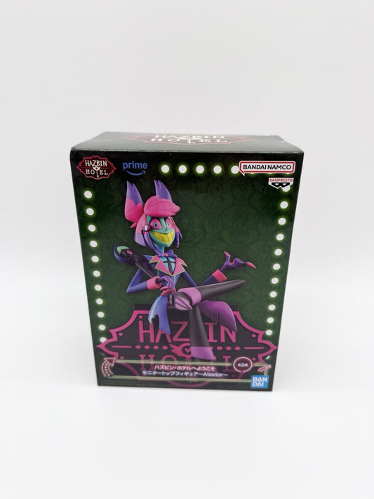 Banpresto Official Hazbin Hotel Alastor Monitor Top Figure (Version B) New