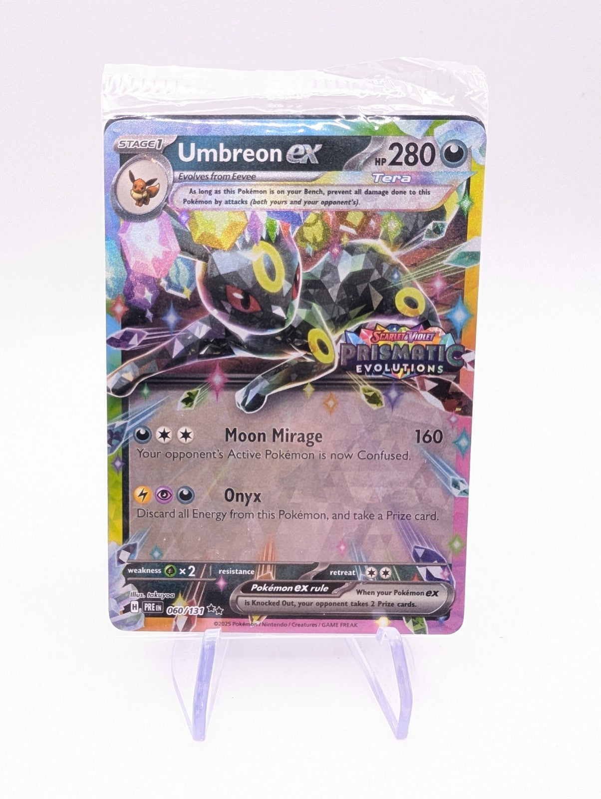 Pokemon TCG - Umbreon ex - 060/131 Prismatic Evolutions - Stamp Promo - SEALED