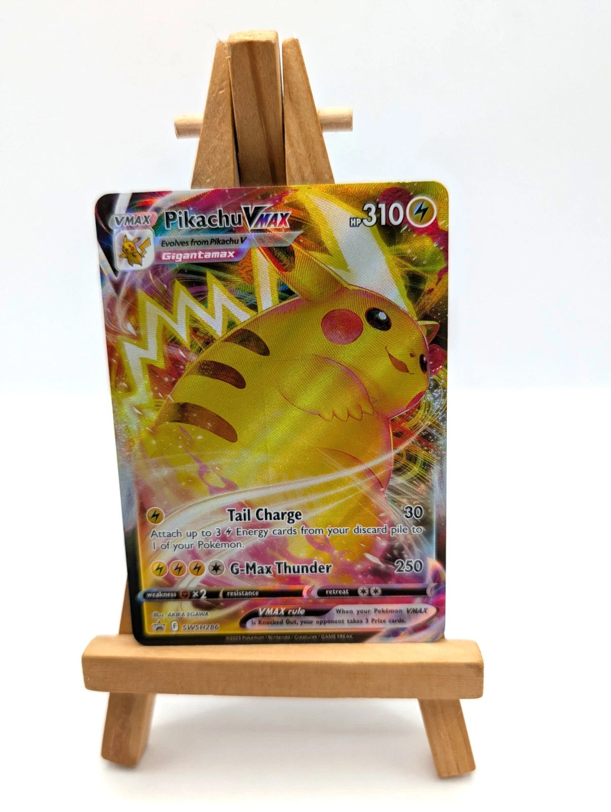 Pikachu SWSH286 Crown Zenith Pokemon TCG Card Black Star Promo - NM