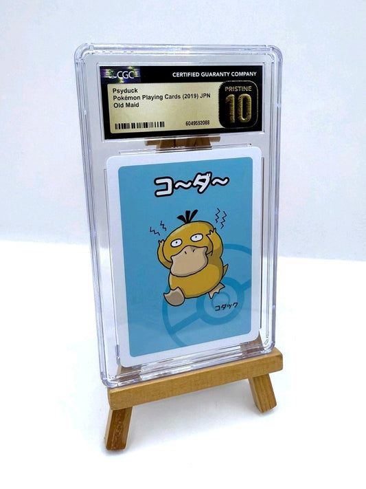 CGC Grade 10 Psyduck OLD MAID Japanese Pokémon Card Pokemon Center Exclusive
