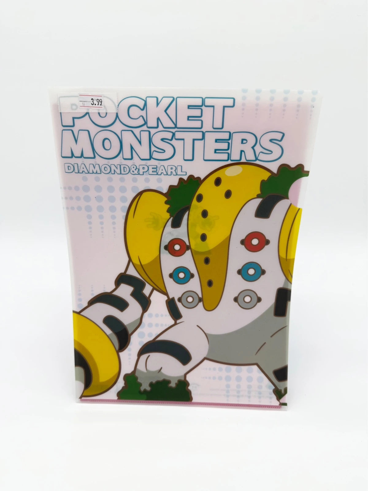 Pokemon Center JP Diamond & Pearl Regigigas Design A4 Clear File Folder
