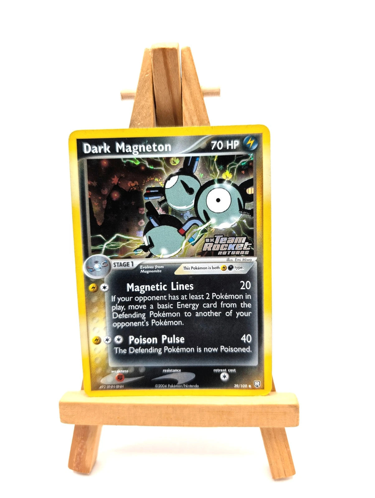 Dark Magneton EX Team Rocket Returns 39/109 Stamped Reverse Holo MP