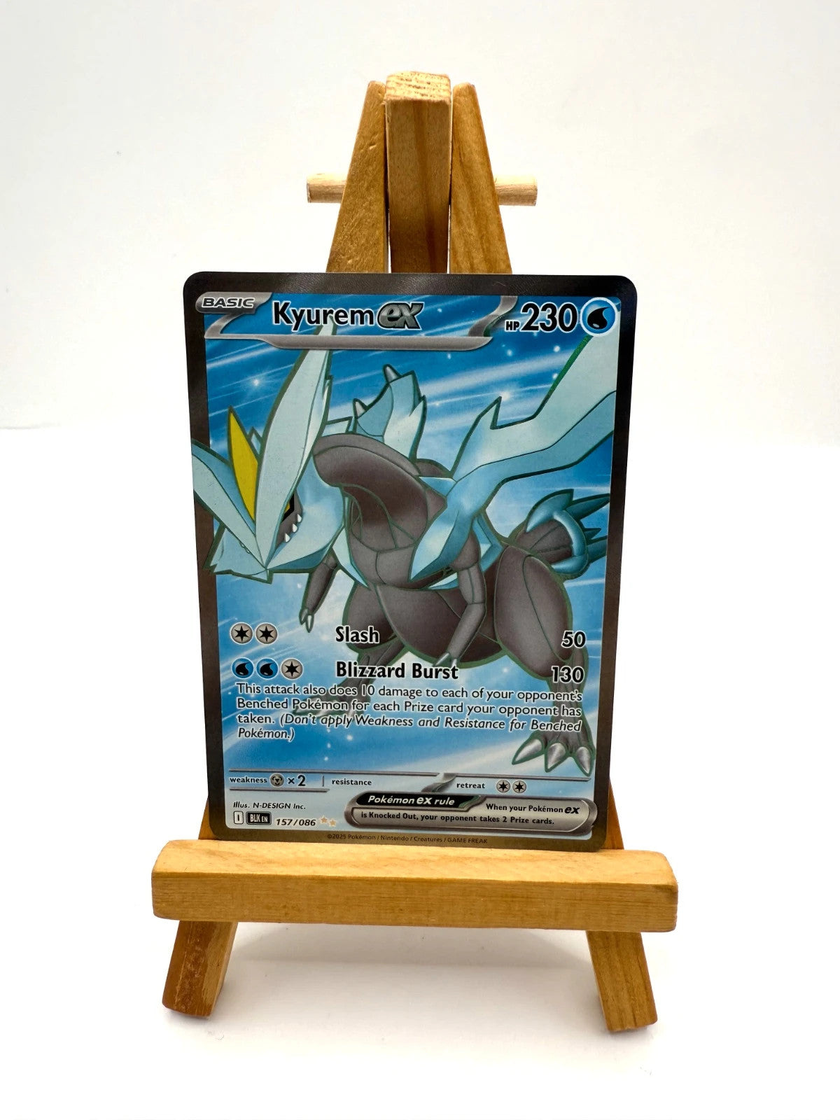 Kyurem EX 157/086 Pokemon TCG S&V Black Bolt Ultra Rare English NM