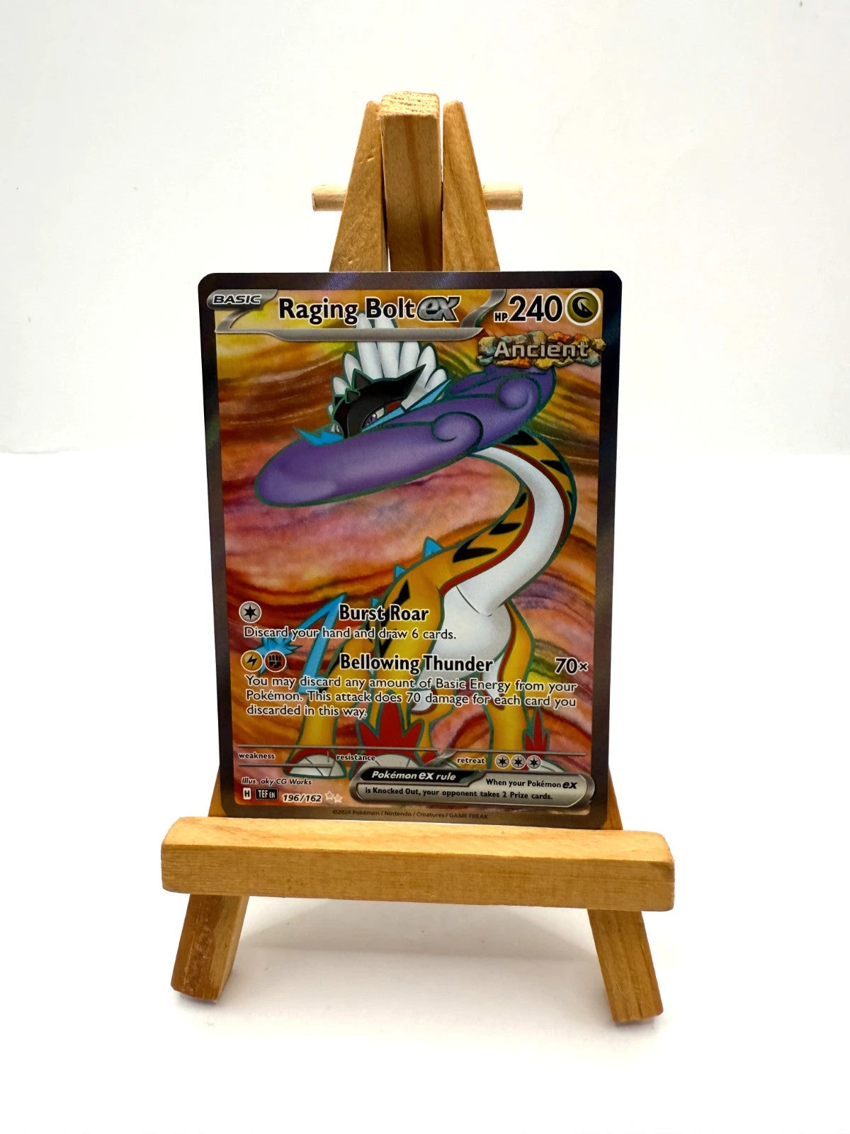 Raging Bolt EX 196/162 Ultra Rare Holo Temporal Forces