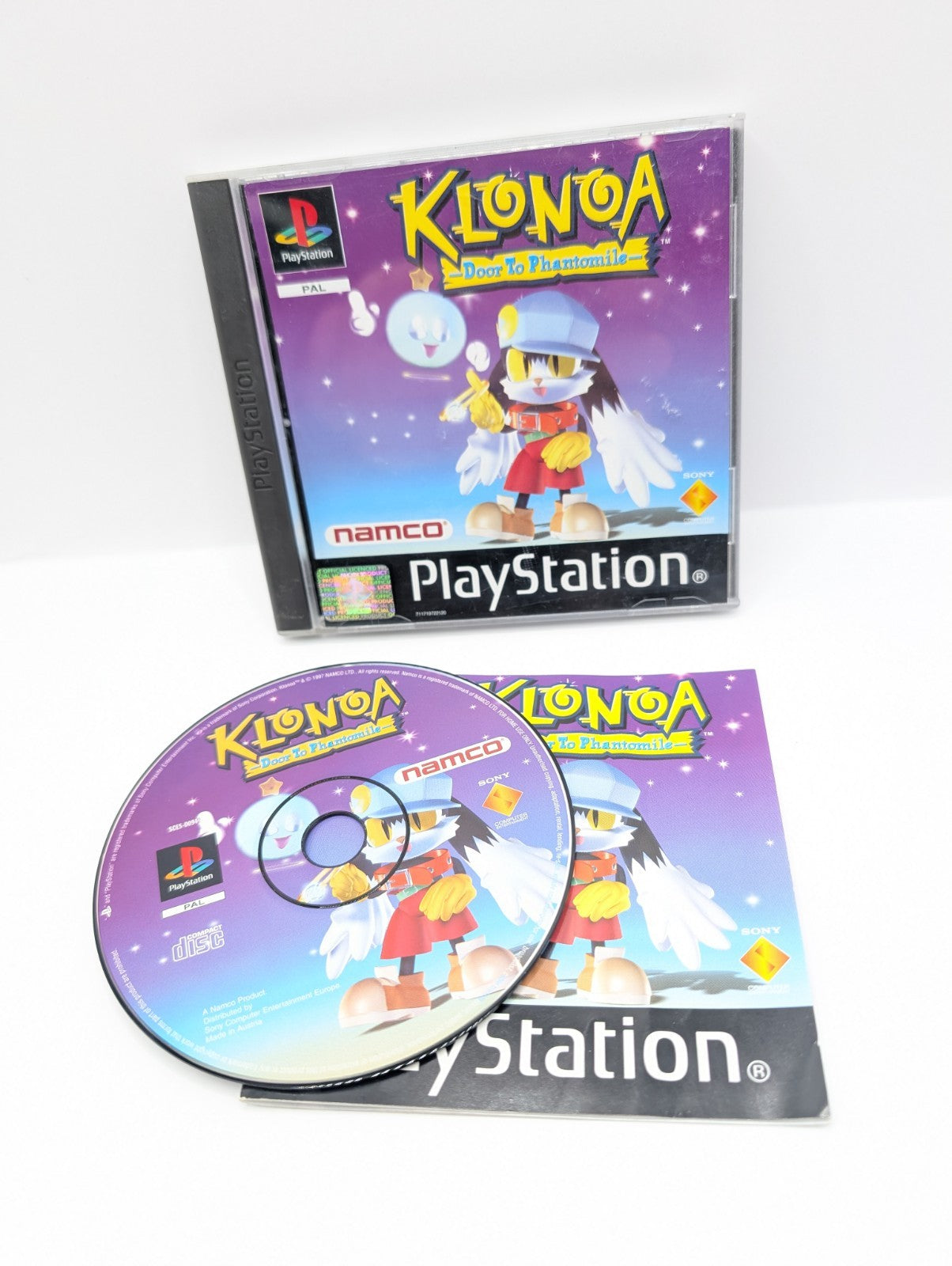 Klonoa Door to Phantomile PS1 - UK PAL With manual