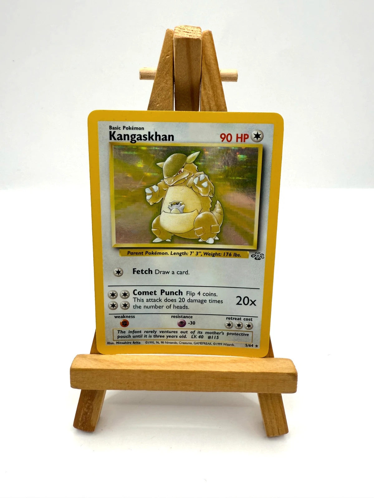 Kangaskhan Jungle Holo Card 5/64 Unlimited  MP