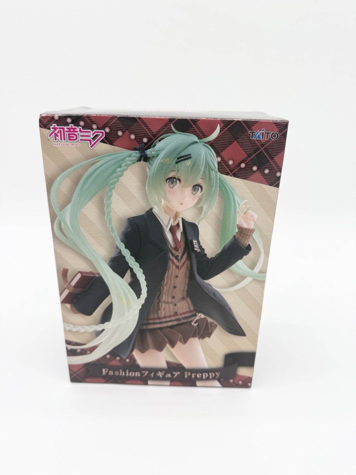 Taito Official Hatsune Miku Fashion Preppy Ver Collectible Figurine New & Sealed