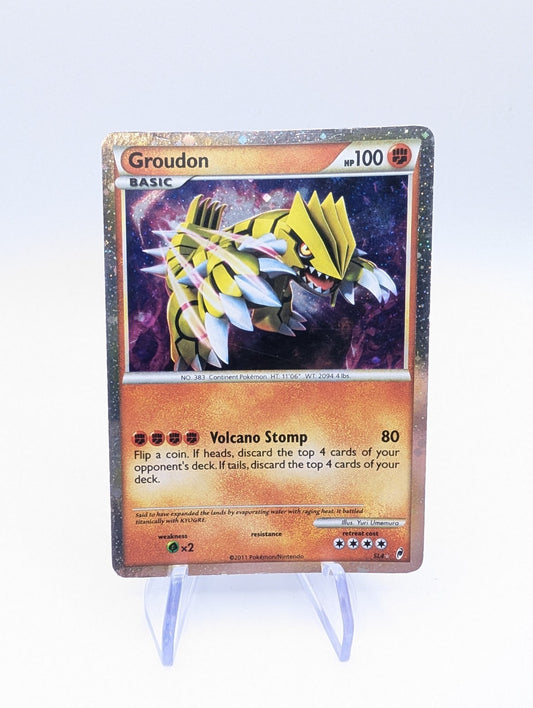 Pokémon TCG Groudon Call of Legends SL4 Holo Shiny Holo Rare