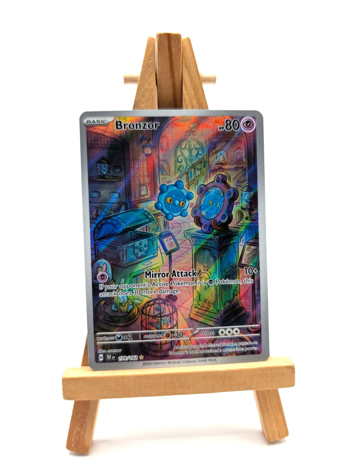 Pokemon Card Bronzer 170/162 Illustration Rare Temporal Forces