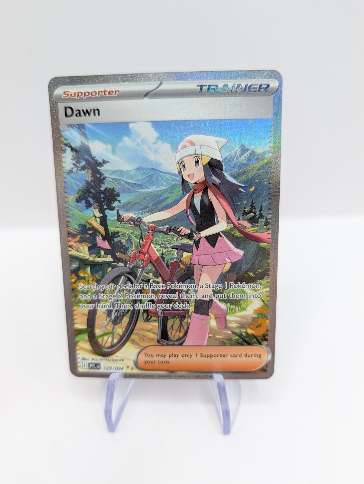 Phantasmal Flames Dawn Trainer SIR 129/094 Pokemon Card