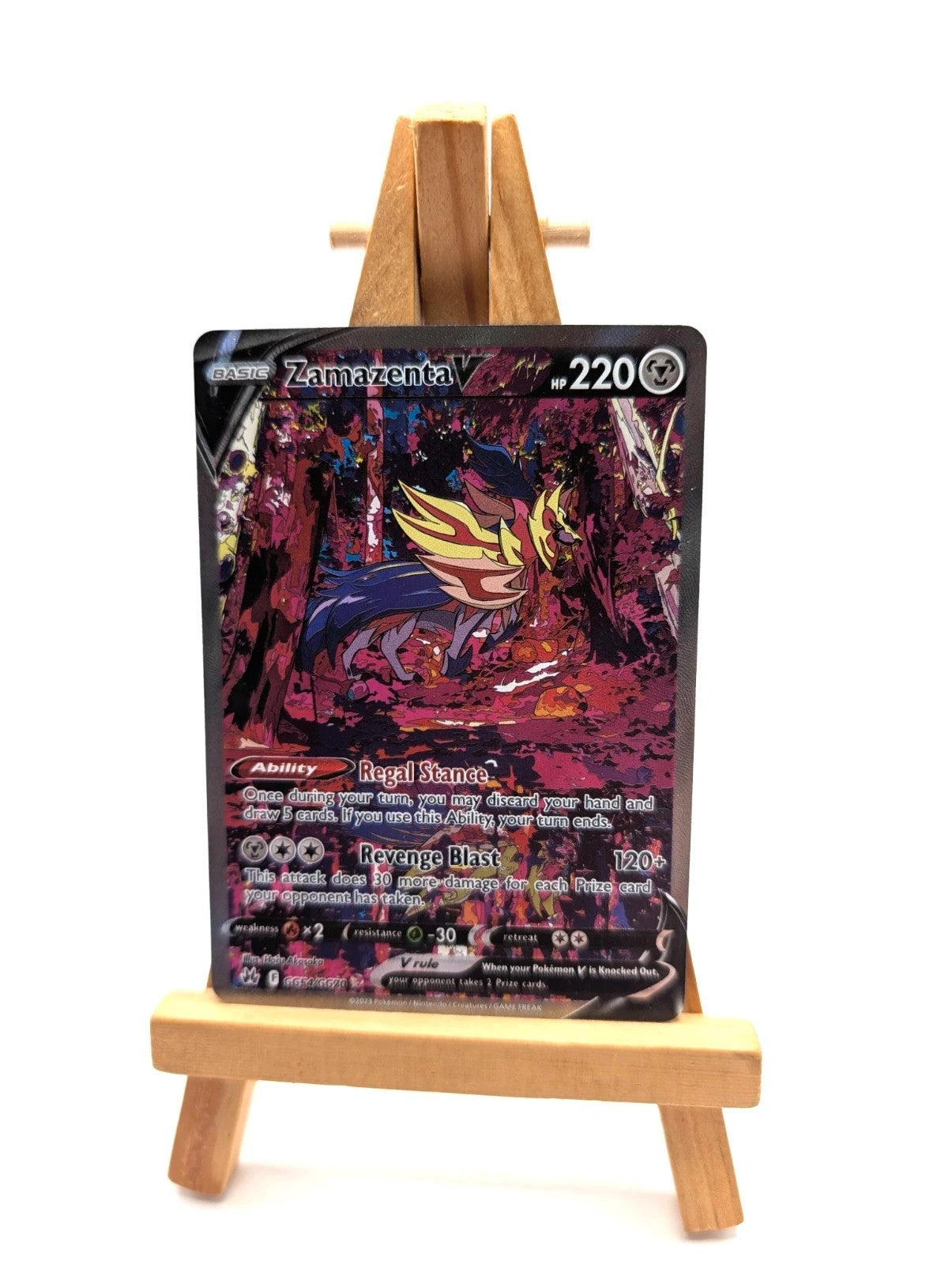 Zamazenta V Gg54/Gg70 Crown Zenith: Galarian Gallery Holo