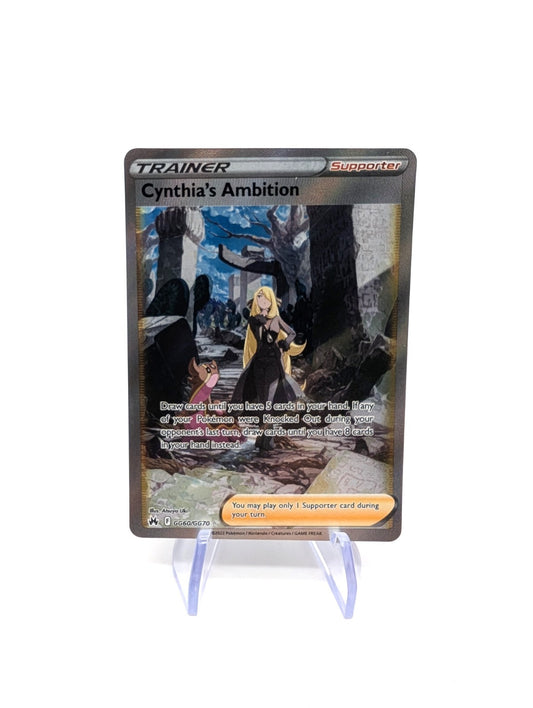 Cynthia's Ambition Gg60/Gg70 Crown Zenith: Galarian Gallery Holo pokemon card NM