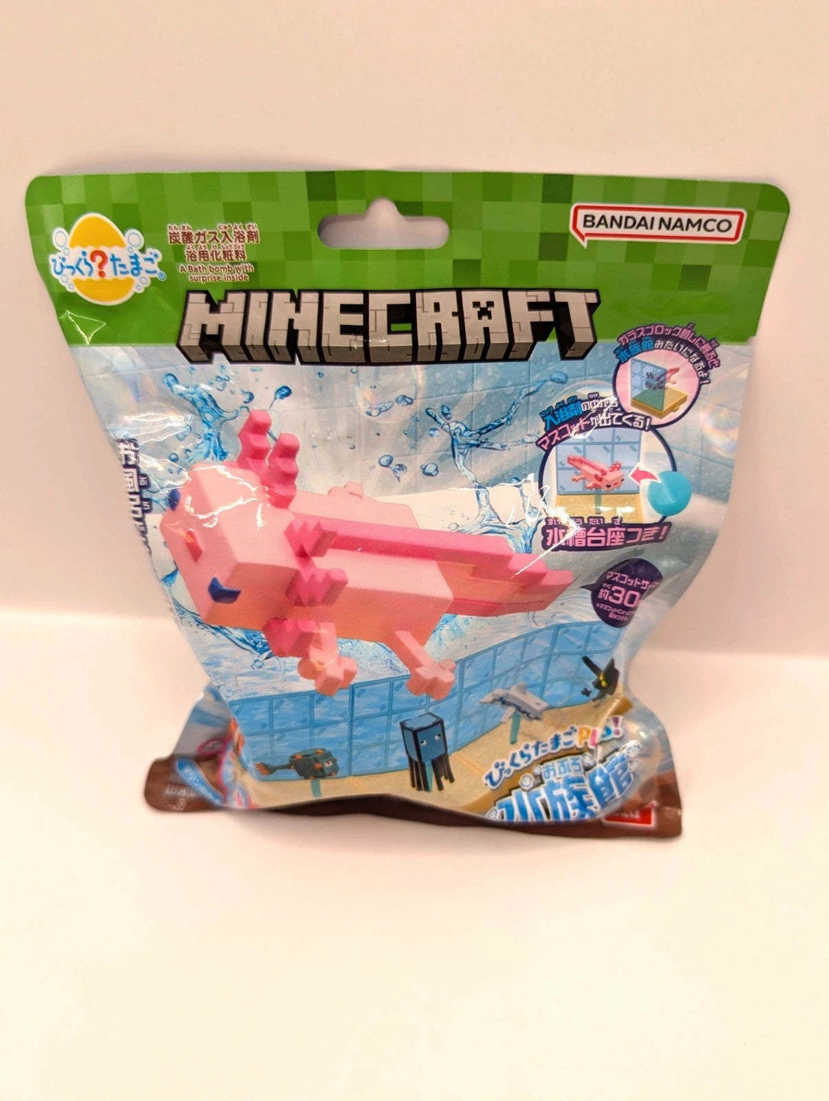 Japanese Exclusive Minecraft Bath Fizzer Mystery Figurine New