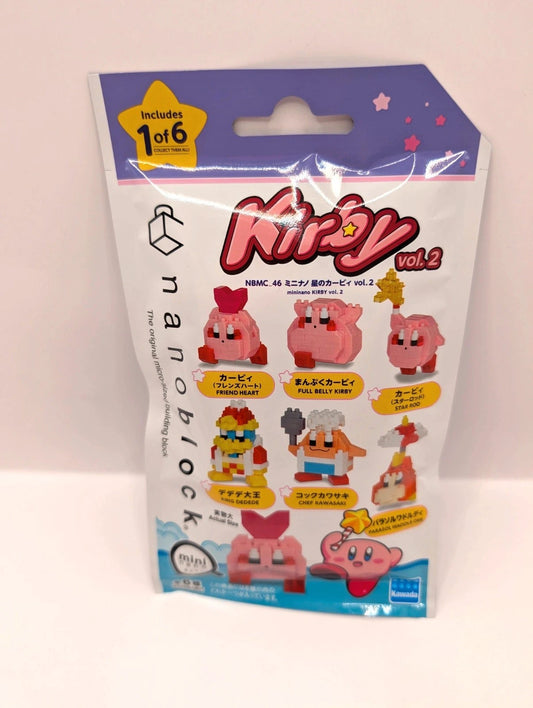 Japanese Exclusive Kirby Vol 2 Nano Block Figurine  New and Sealed