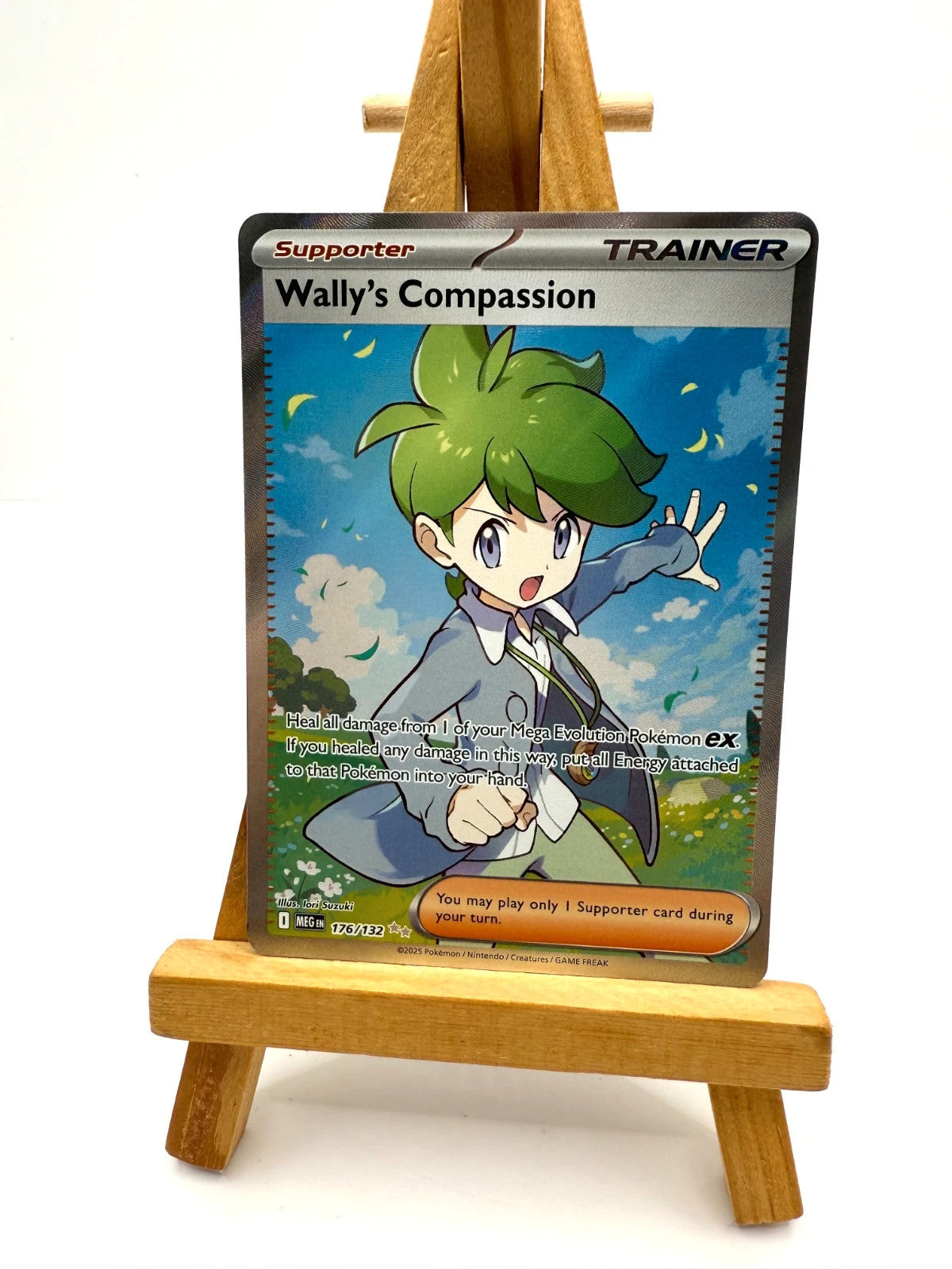 Wally's Compassion 176/132 Pokemon TCG Mega Evolution Ultra Rare Trainer English