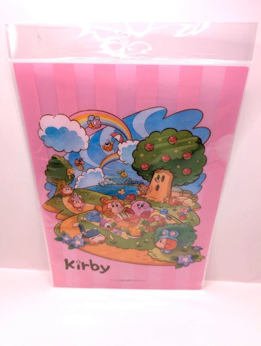 Official Kirby Nintendo A4 File New and sealed