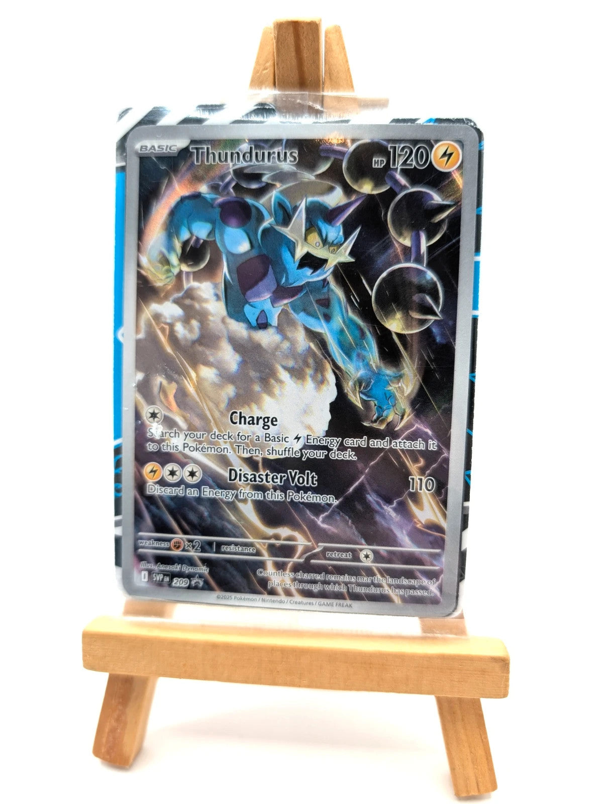 Thundurus : Sealed Black Bolt ETB Promo Card : Pokemon : NM