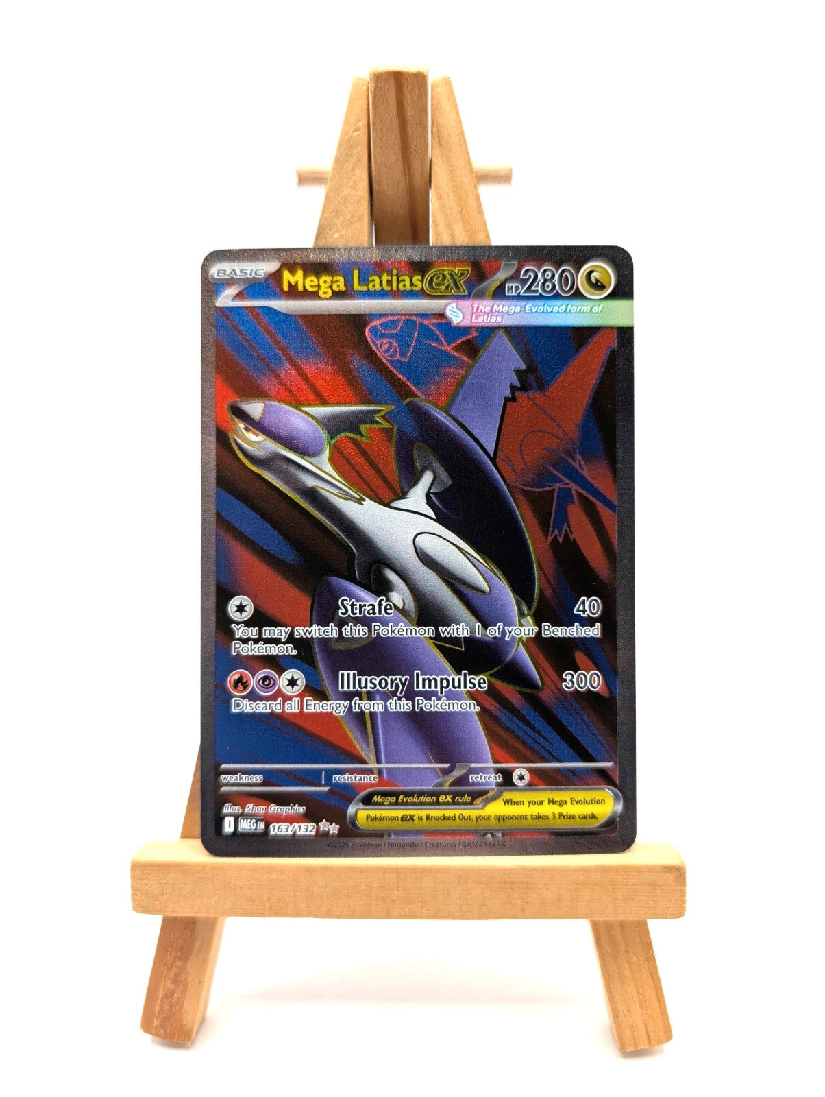 Mega Latias EX 163/132 Full Art Pokemon TCG Mega Evolution Mint