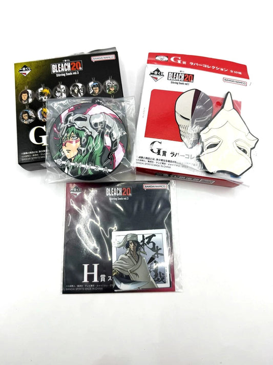 Bleach Anime Merchandise Keychain, Coaster & Stickers