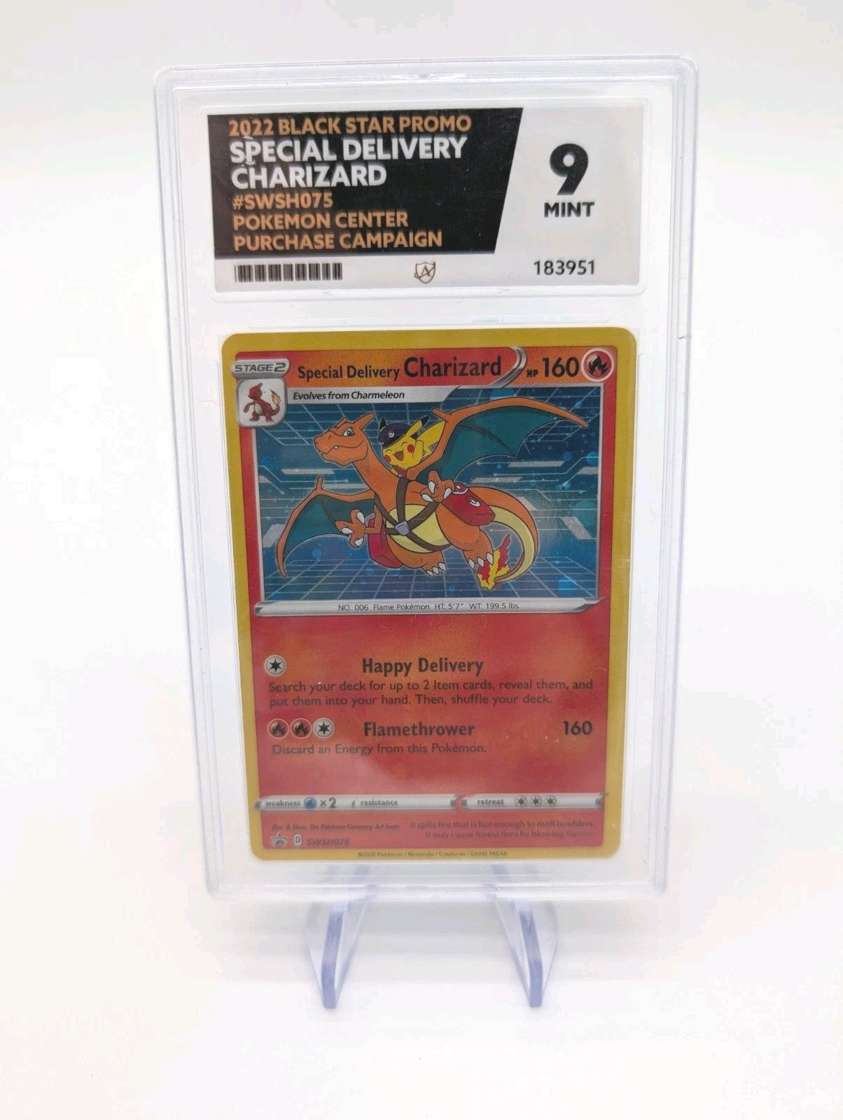 Special Delivery Charizard - SWSH075 - Promo - SWSH 075 - ACE 9 - MINT