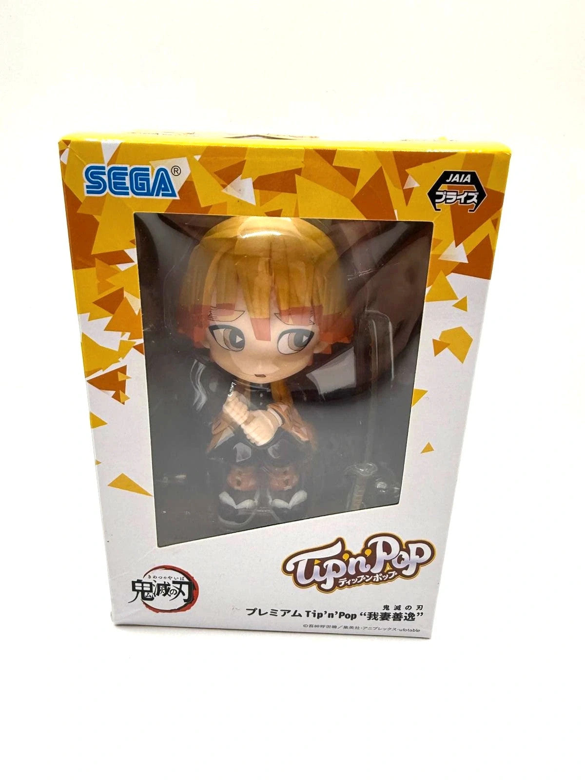 Demon Slayer Zenitsu Agatsuma Tip'n'Pop Figure Normal Color 4.7" 12cm Sega