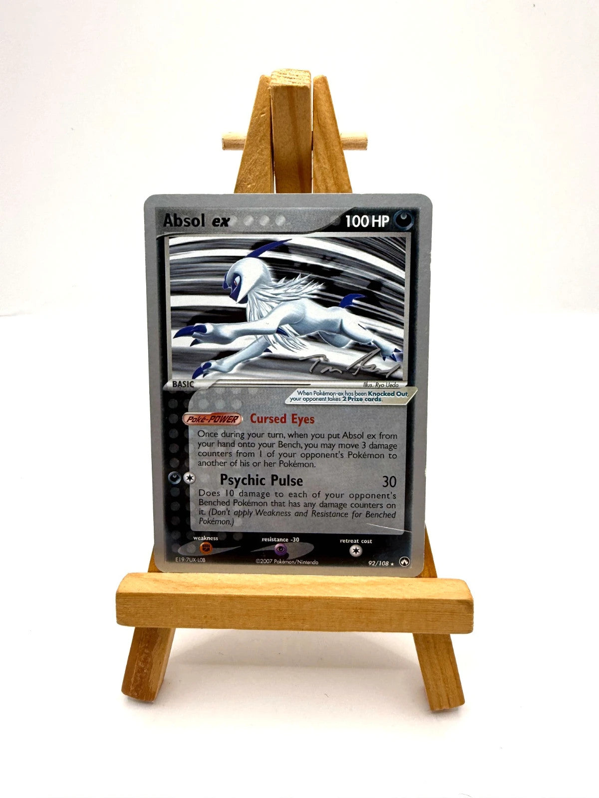 Absol EX Card 92/108 2007 World Championships LP