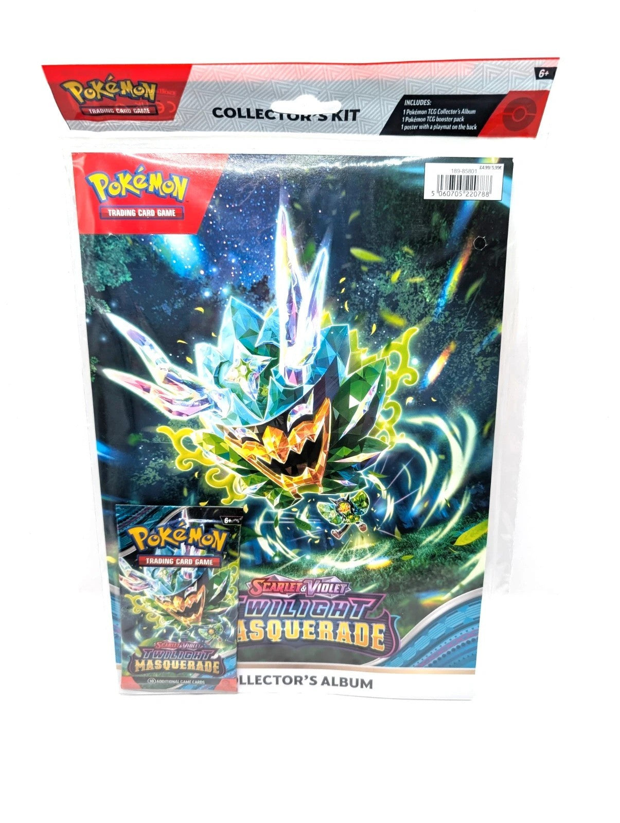 English Pokemon Twilight Masquerade Collectors album and pack New and sealed