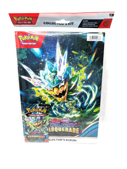 English Pokemon Twilight Masquerade Collectors album and pack New and sealed