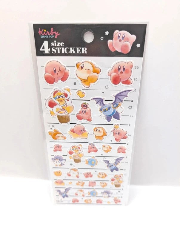 Nintendo Kirby Pop Sticker Set licensed New and Sealed