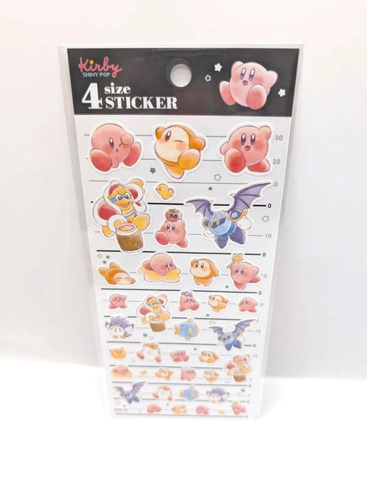 Nintendo Kirby Pop Sticker Set licensed New and Sealed
