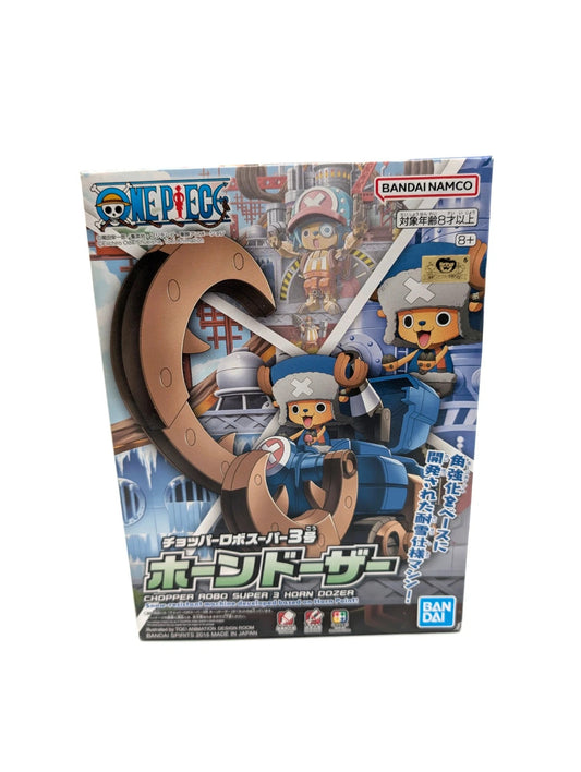 Official Bandai Onepiece Chopper Robo Super 3 Horn Dozer Model Kit