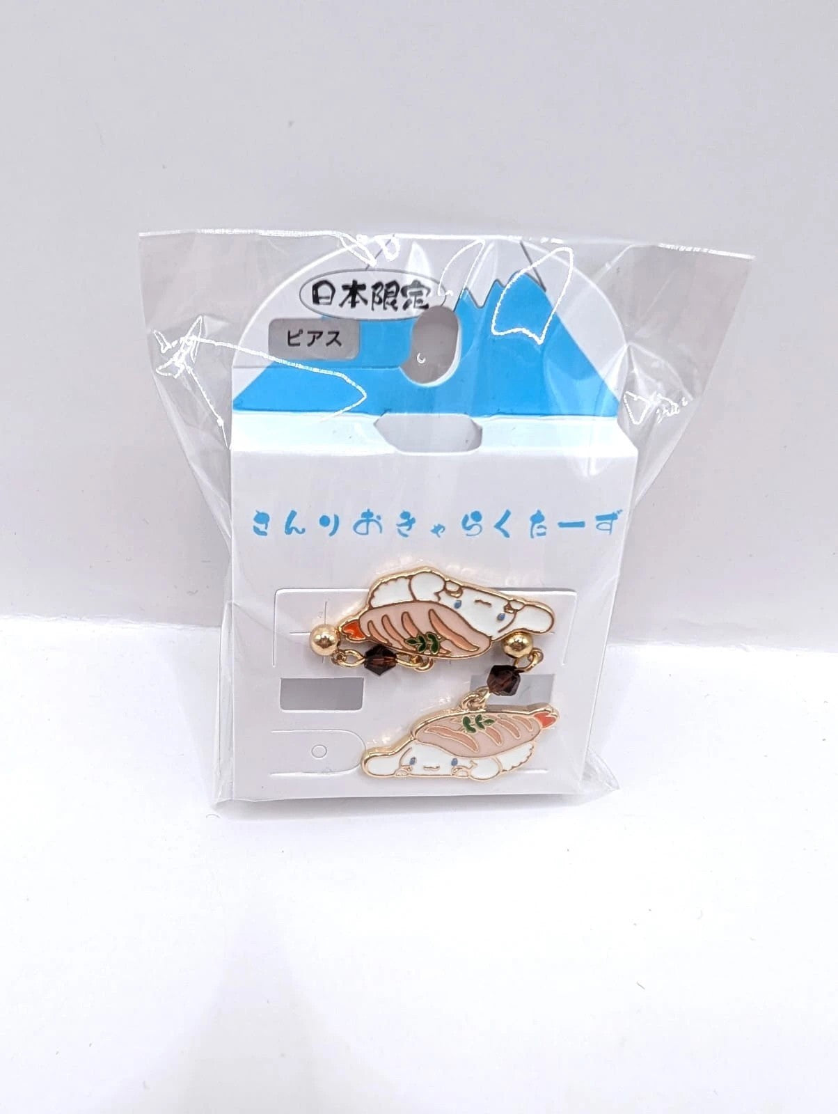 Sanrio Official Cinnamoroll Sushi Design Earrings