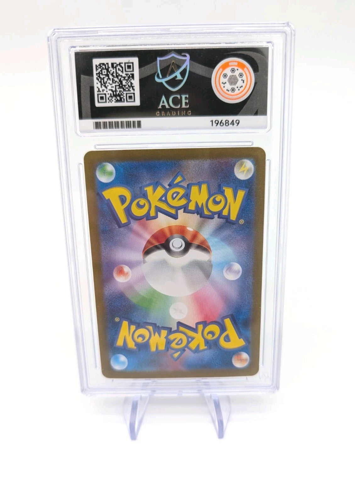 Pokémon TCG Mr. Mime Scarlet Violet Holo Card 179/165 Slab Ace 10 Gem Mint