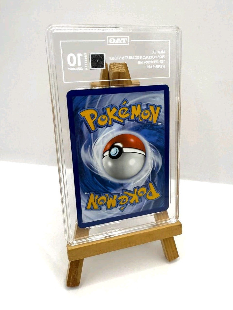 Tag 10 Graded Gem Mint Mew EX 205/165 Scarlet & Violet 151 Gold Hyper Rare