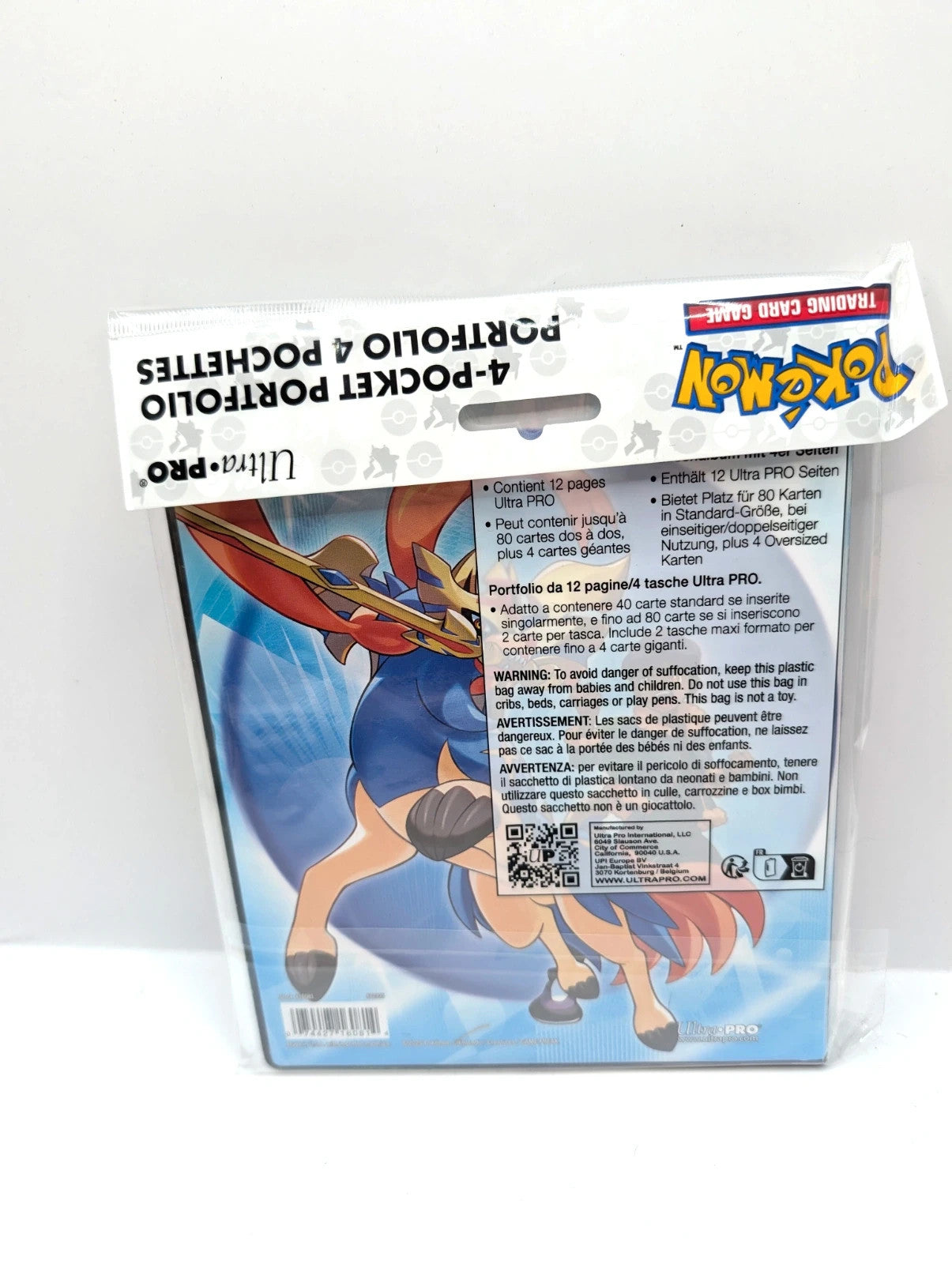 Official Pokemon Card Binder Journey Together Holds 80 cards and Big Jumbo cards New