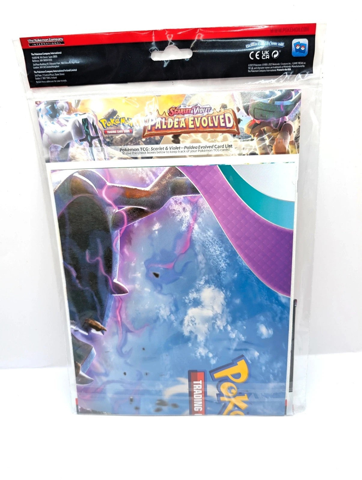 English Pokemon Paldean Evolved Collectors album and pack New and sealed