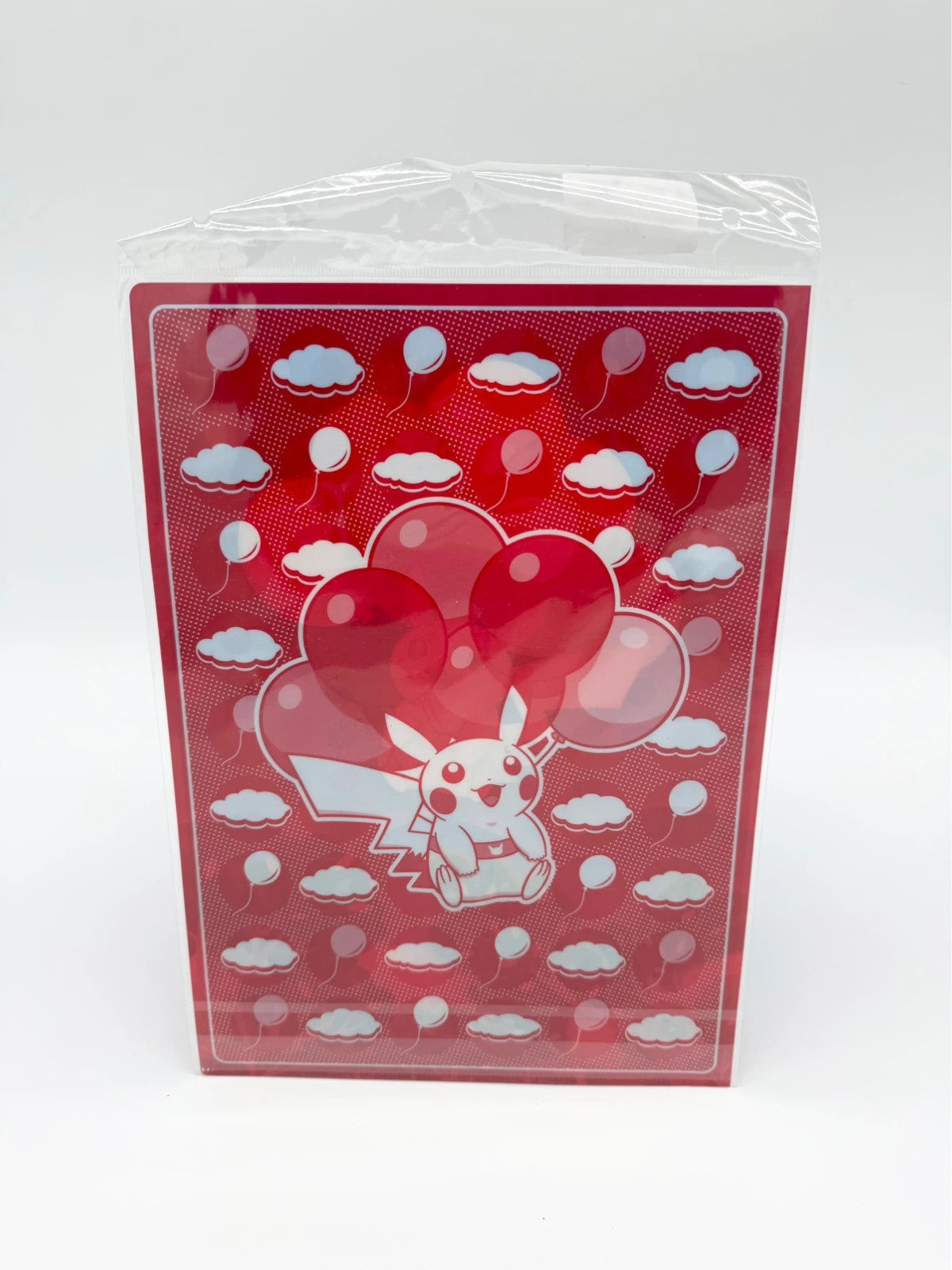 Pokemon Center JP Pikachu Balloon Design A4 Clear File Folder