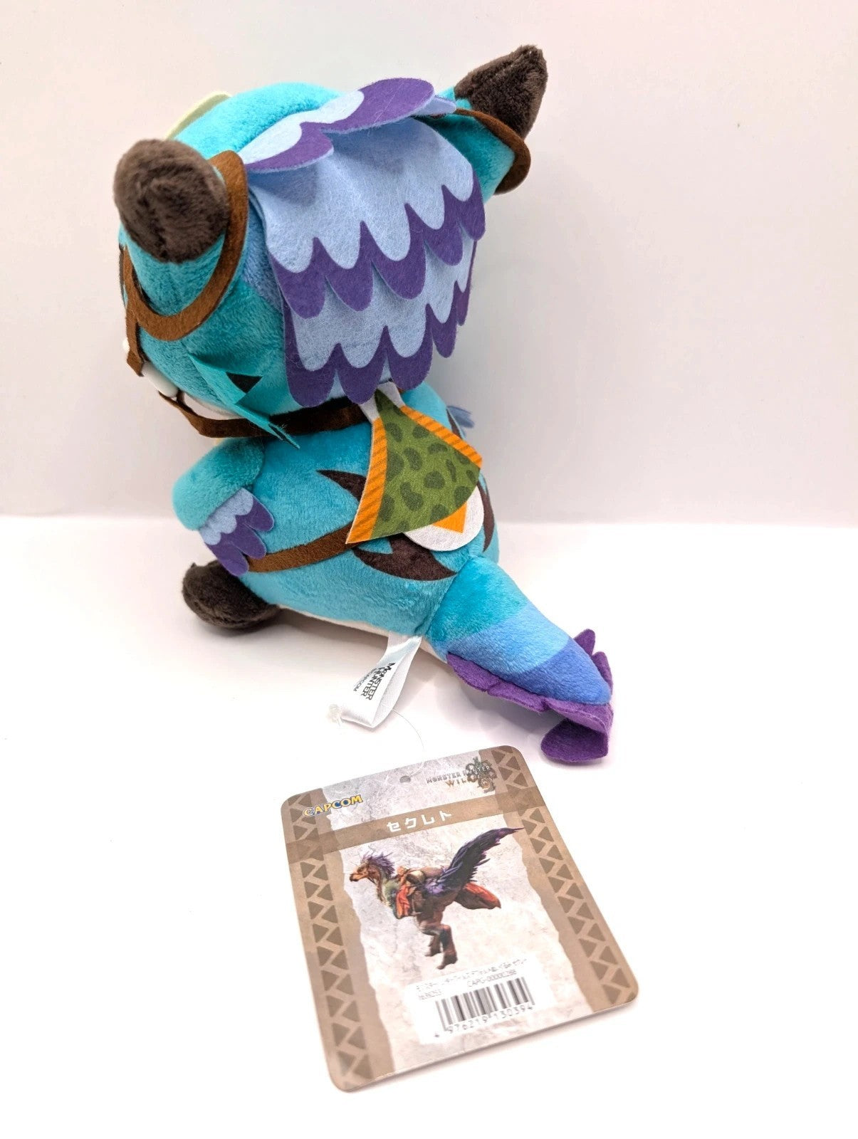 Capcom Monster Hunter Wilds Deformed Plush Toy Secret Seikret Doll Stuffed