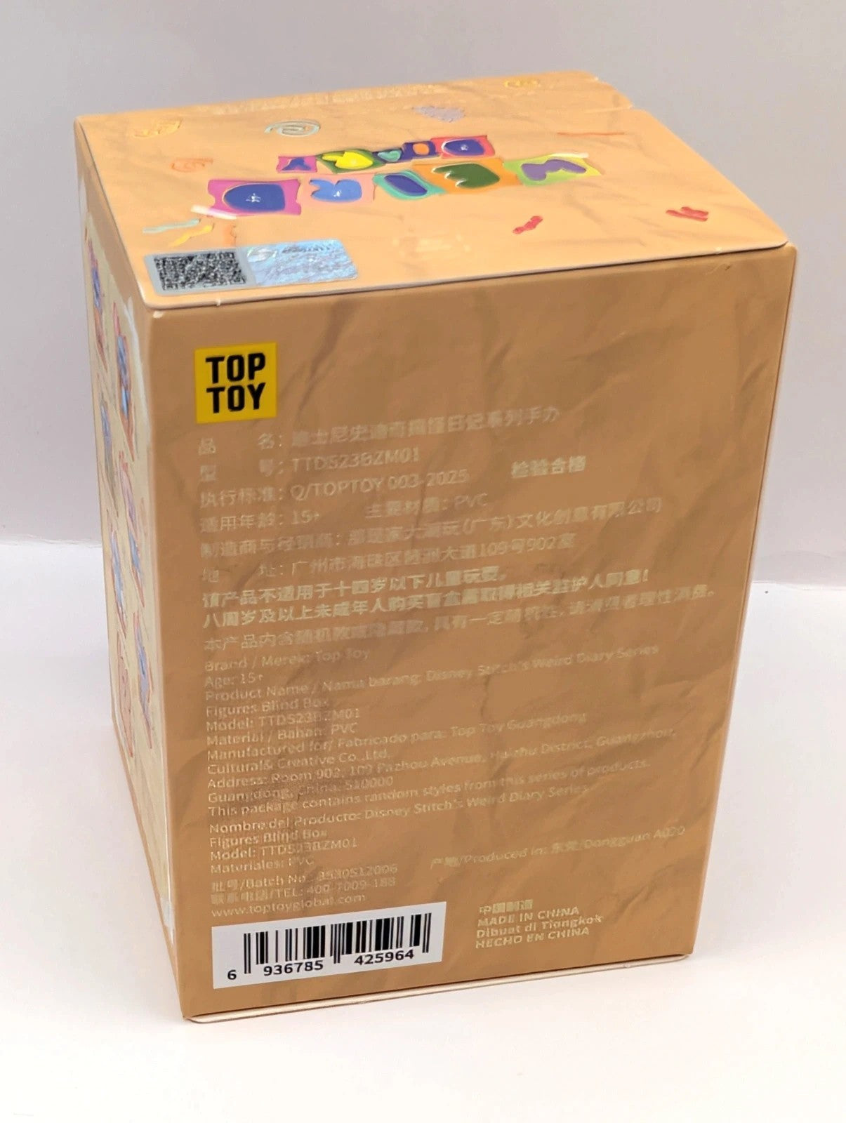 Top toy Stitch Funny Diary Series Blind Box Figure Hot Toys