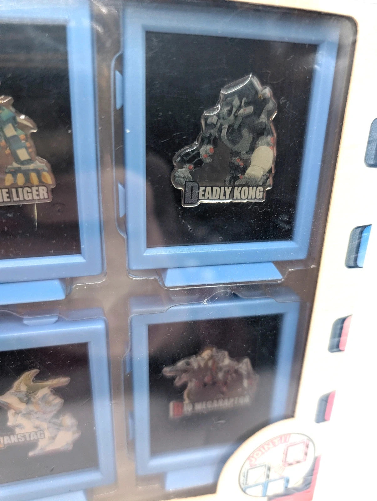Zoids Genesis Pins Art 4P Set Deadly Kong Murasame Liger Bio MegaRaptor Lanstag