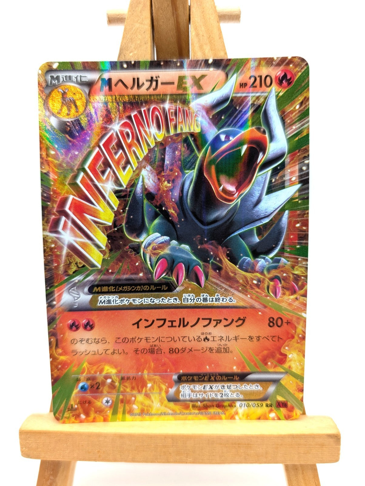 EX Pokemon Card M Houndoom-EX 010/059 RR Japanese