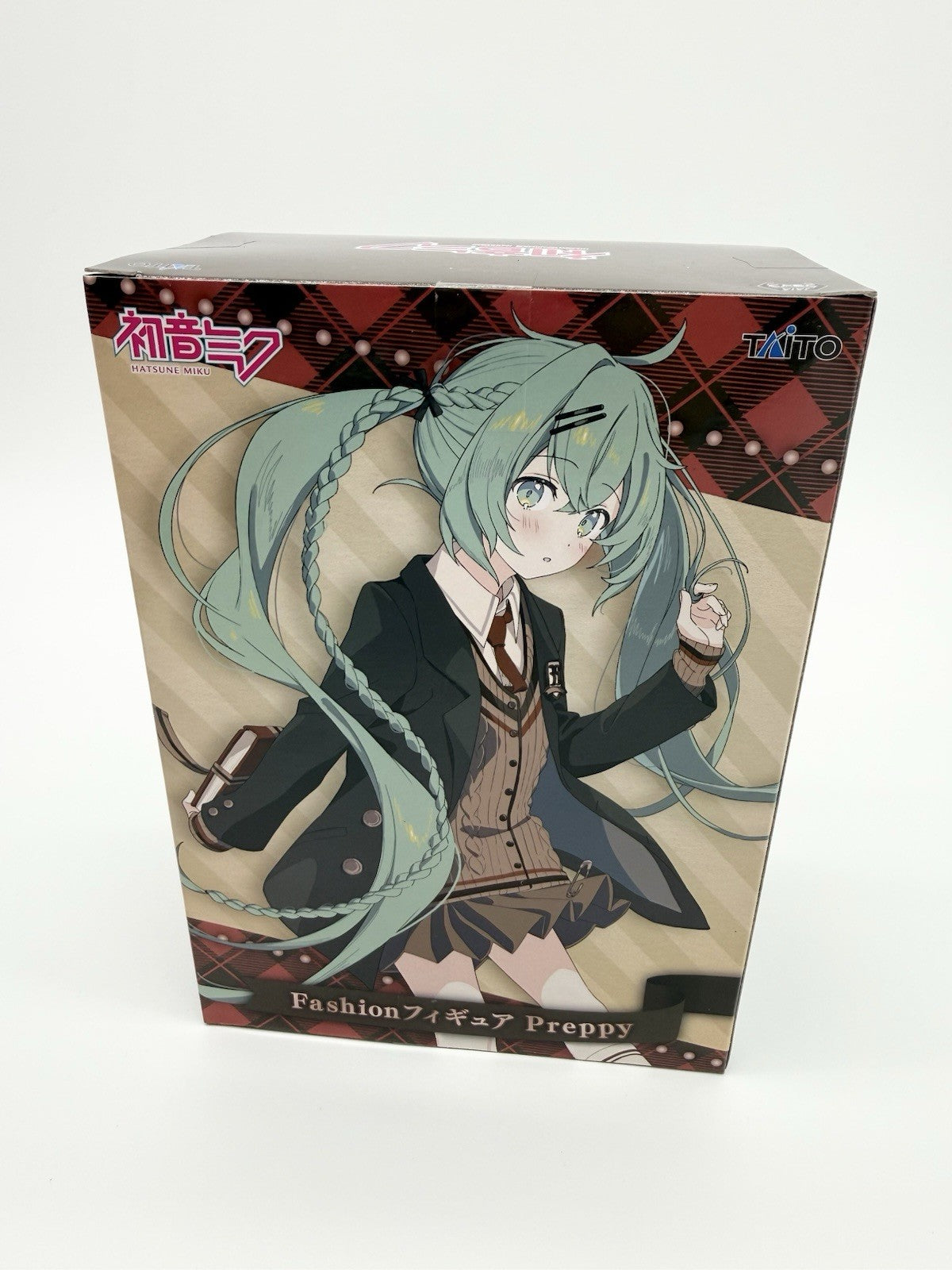 Taito Official Hatsune Miku Fashion Preppy Ver Collectible Figurine New & Sealed