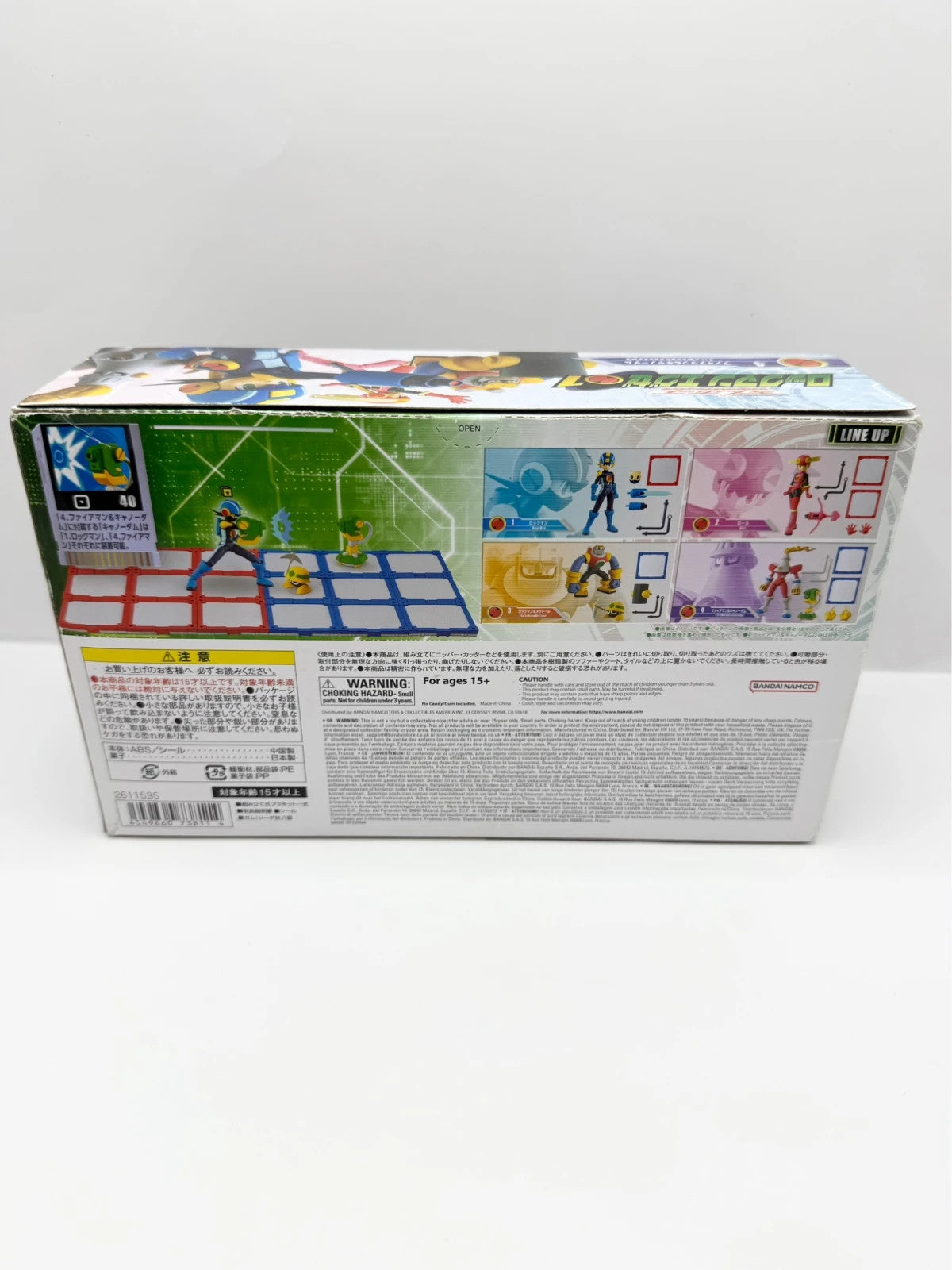 Megaman Battle Network Fireman & Canodumb Playset