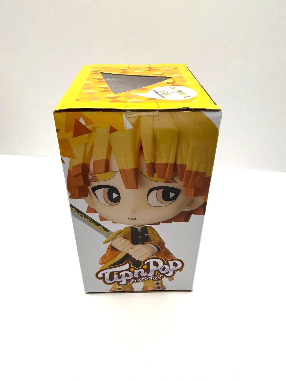 Demon Slayer Zenitsu Agatsuma Tip'n'Pop Figure Normal Color 4.7" 12cm Sega