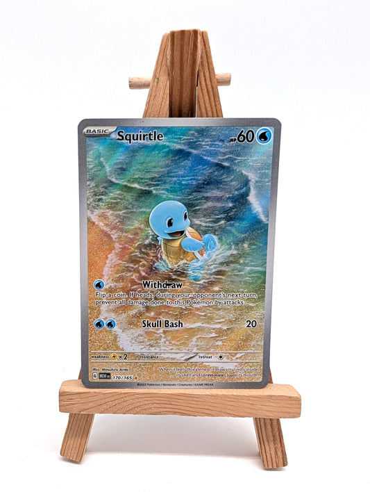 Squirtle 170/165 - Pokemon Scarlet & Violet 151 - Illustration Rare English