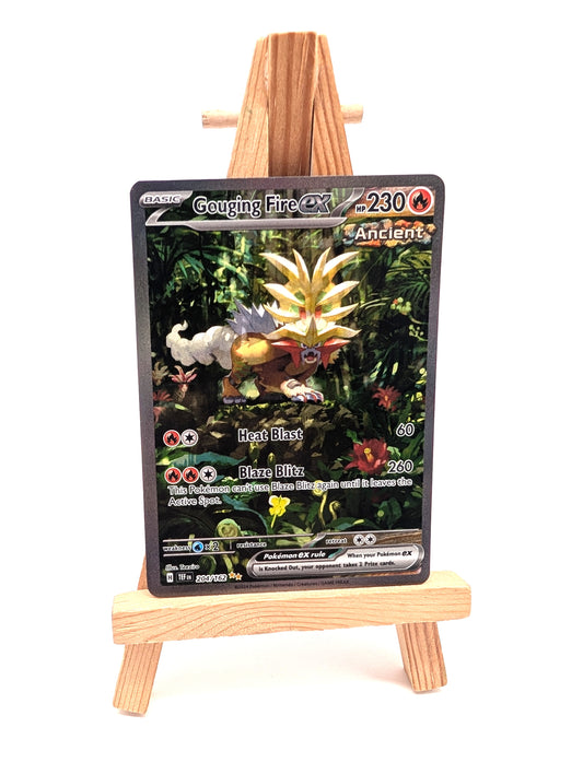Gouging Fire ex 204/162 Temporal Forces Special Illustration Pokemon Card